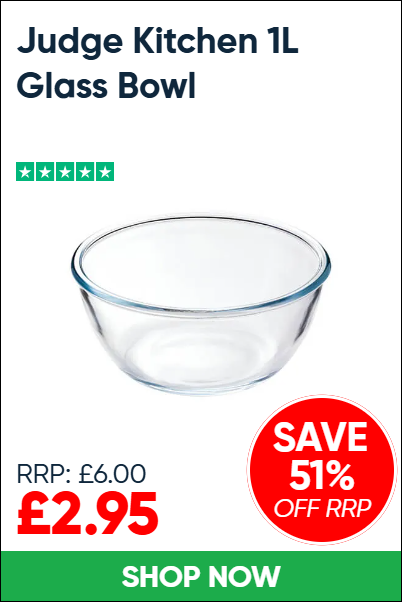 Judge Kitchen 1L Glass Bowl
