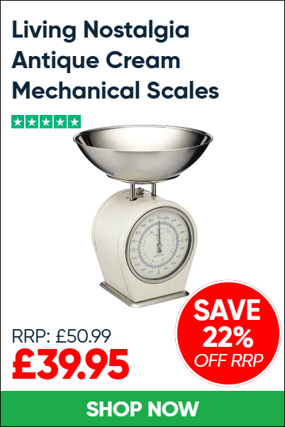 Living Nostalgia Antique Cream Mechanical Scales