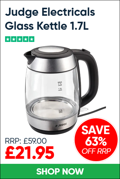 Judge Electricals Glass Kettle 1.7L