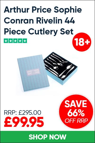 Arthur Price Sophie Conran Rivelin 44 Piece Cutlery Set