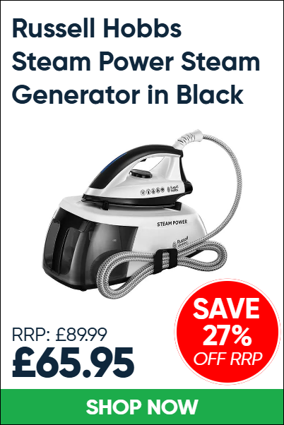 Russell Hobbs Steam Power Steam Generator in Black