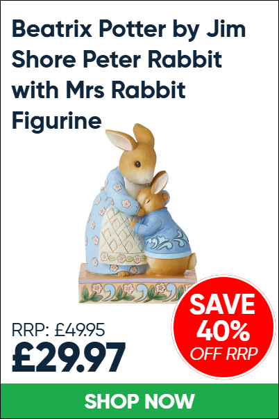Beatrix Potter by Jim Shore Peter Rabbit with Mrs Rabbit Figurine