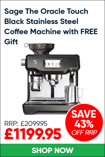 Sage The Oracle Touch Black Stainless Steel Coffee Machine with FREE Gift