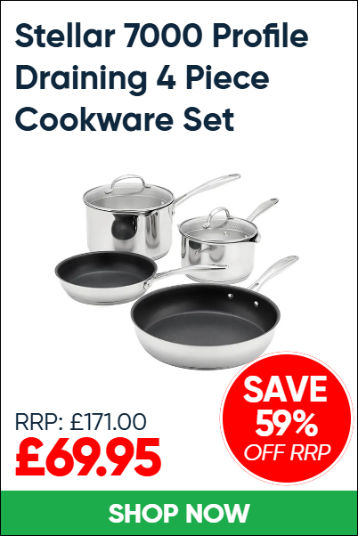 Stellar 7000 Profile Draining 4 Piece Cookware Set