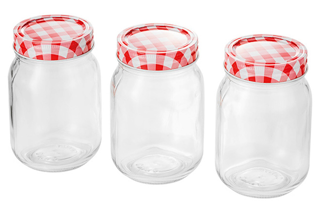 Judge 500ml Set Of 3 Preserving Jars