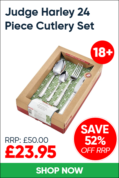 Judge Harley 24 Piece Cutlery Set
