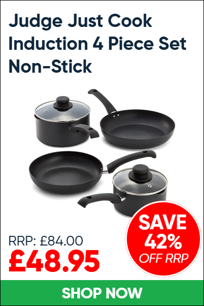 Judge Just Cook Induction 4 Piece Set Non-Stick