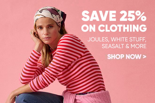 Clothing Offers 25% Off