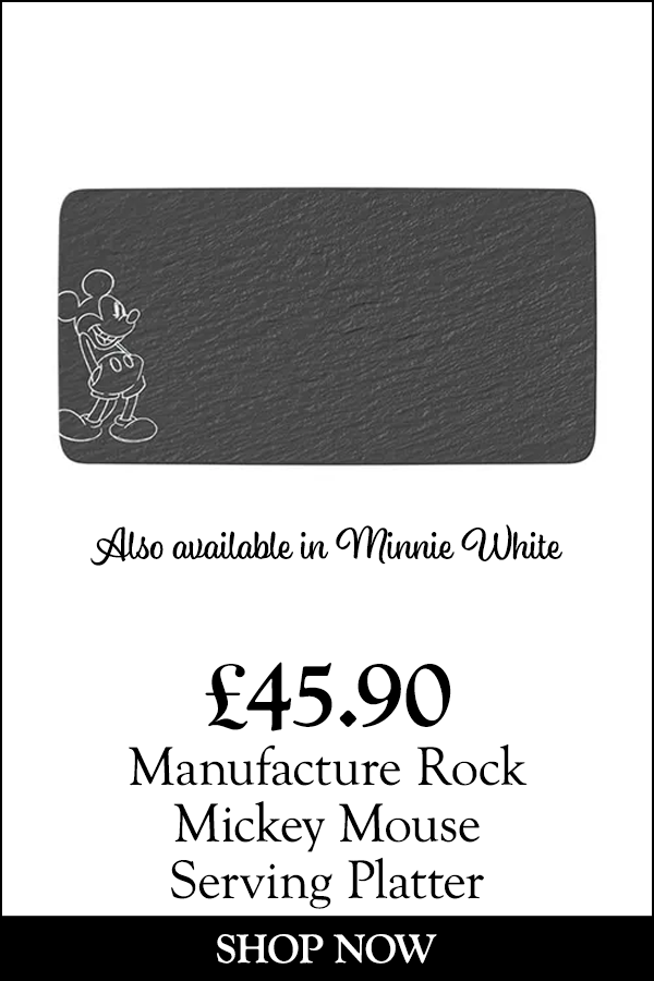 Villeroy & Boch Manufacture Rock Mickey Mouse Serving Platter