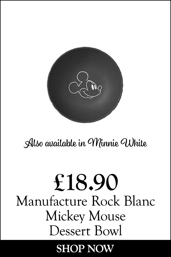 Villeroy & Boch Manufacture Rock Mickey Mouse Dessert Bowl