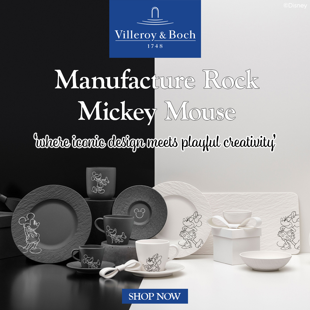 Villeroy & Boch Manufacture Rock Mickey Mouse