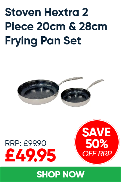 Stoven Hextra 2 Piece 20cm & 28cm Frying Pan Set