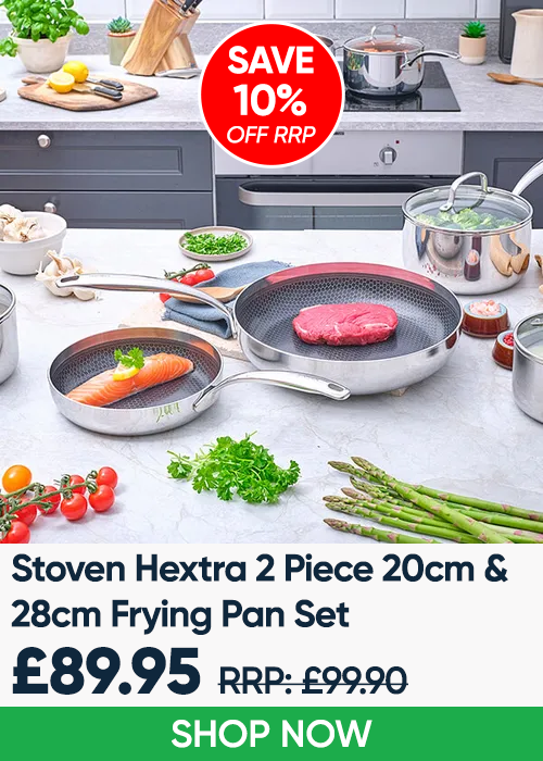 Stoven Hextra 2 Piece 20cm & 28cm Frying Pan Set
