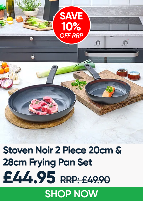 Stoven Noir 2 Piece 20cm & 28cm Frying Pan Set