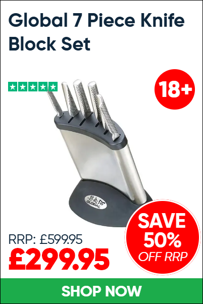 Global 7 Piece Knife Block Set
