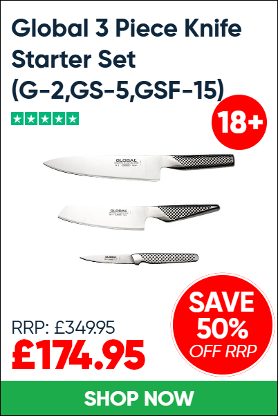 Global 3 Piece Knife Starter Set (G-2,GS-5,GSF-15)