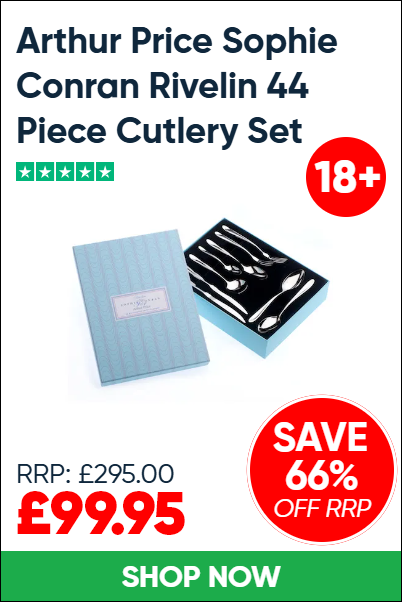 Arthur Price Sophie Conran Rivelin 44 Piece Cutlery Set