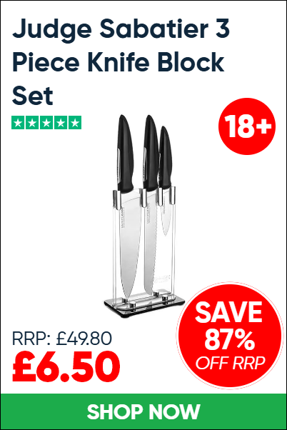 Judge Sabatier 3 Piece Knife Block Set