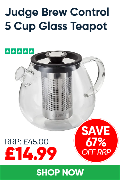 Judge Brew Control 5 Cup Glass Teapot