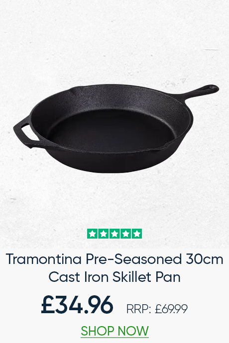 Tramontina Pre-Seasoned 30cm Cast Iron Skillet Pan