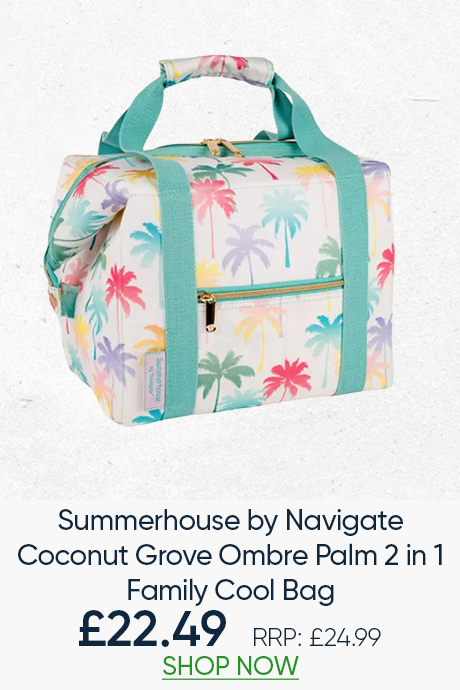 Summerhouse by Navigate Coconut Grove Ombre Palm 2 in 1 Family Cool Bag
