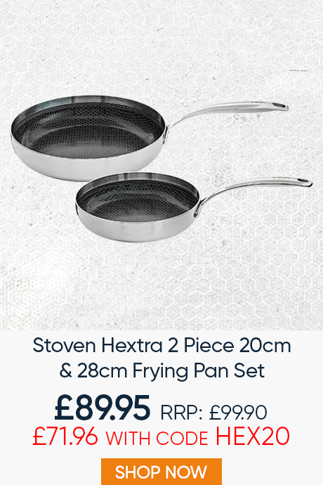 Stoven Hextra 2 Piece 20cm & 28cm Frying Pan Set