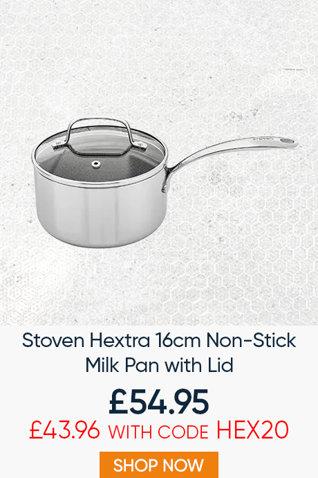 Stoven Hextra 16cm Non-Stick Saucepan with Lid