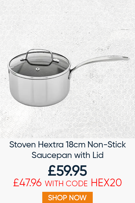 Stoven Hextra 18cm Non-Stick Saucepan with Lid