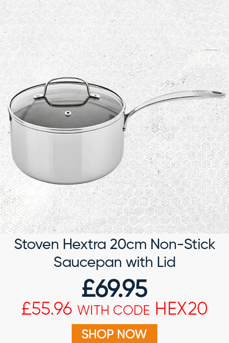Stoven Hextra 20cm Non-Stick Saucepan with Lid