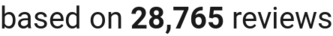 number of reviews