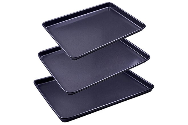 Stoven 3 Piece Non-Stick Baking Tray Set
