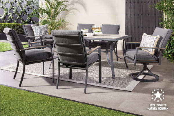 'Ruby' 7-Piece Outdoor Dining Suite