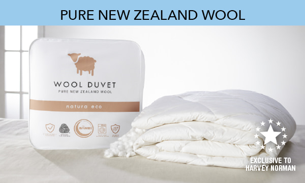 'Natura Eco' NZ Wool 500gsm Duvet Inner by Bambi