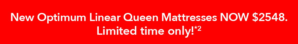 Optimum Linear Queen Mattresses