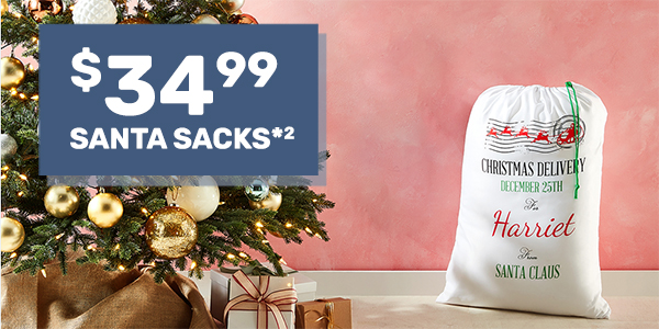 Santa Sacks $34.99*²