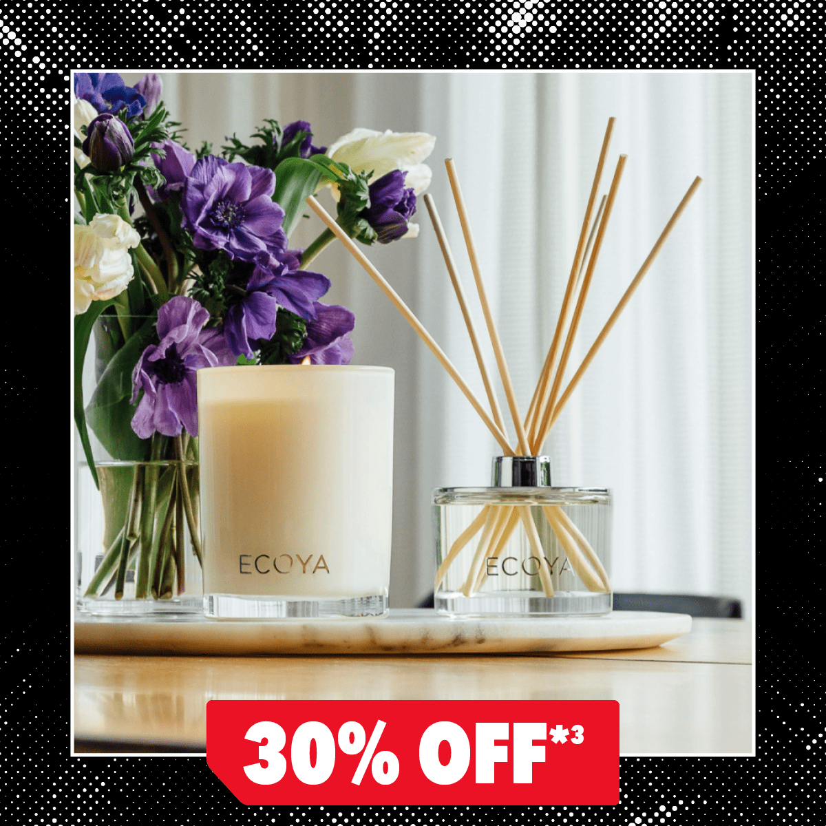 ALL ECOYA Candles, Diffusers & More!