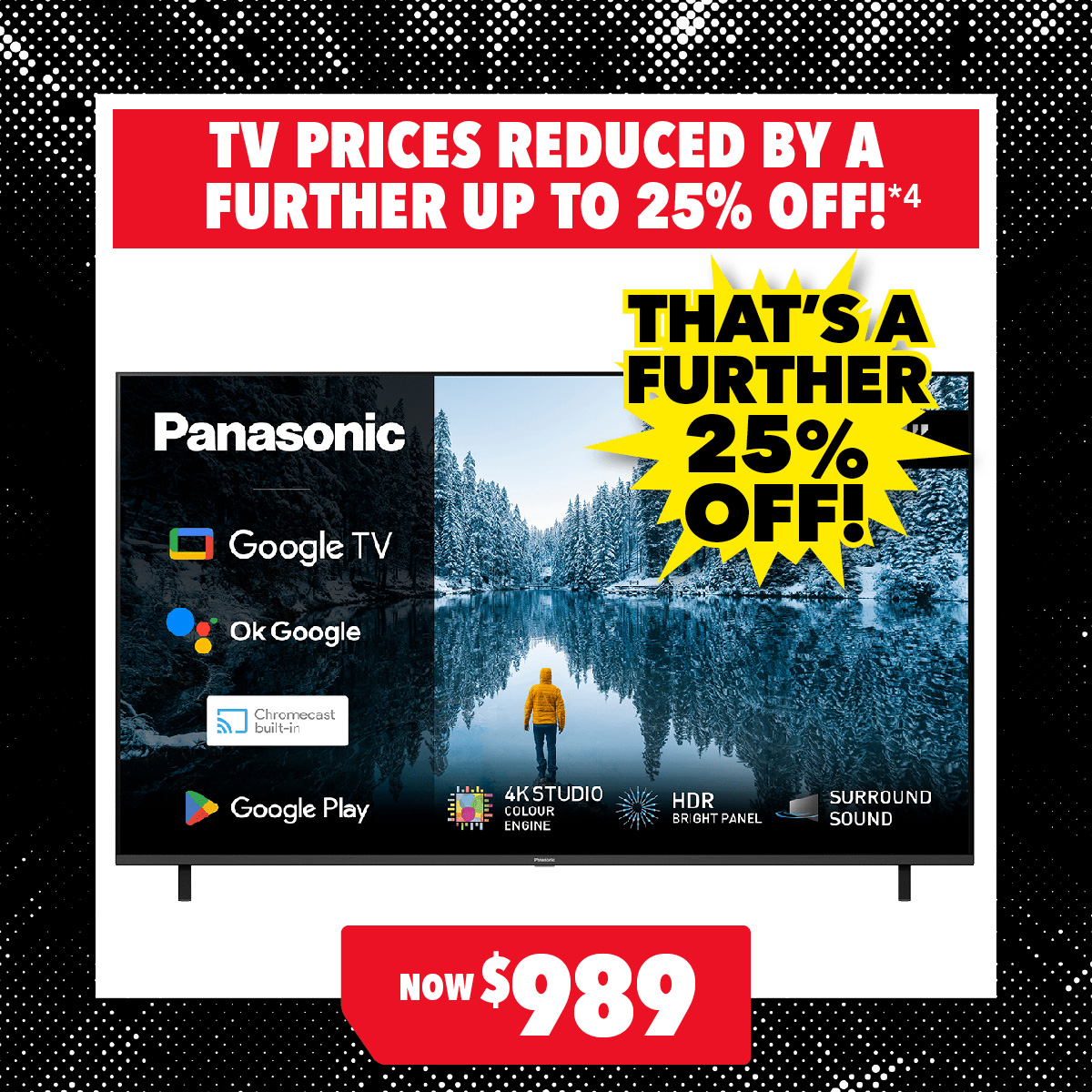 Panasonic 65" Smart 4K LED TV (2024)