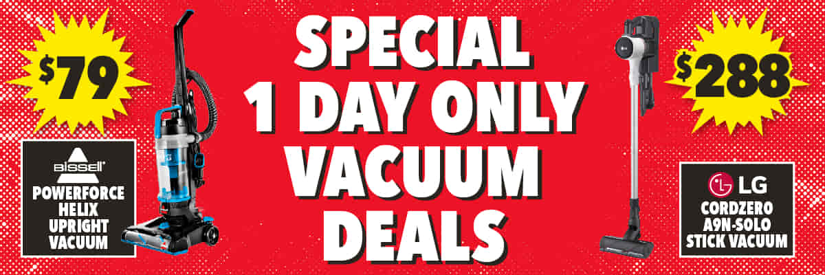 1 Day Only Vacuum Deals