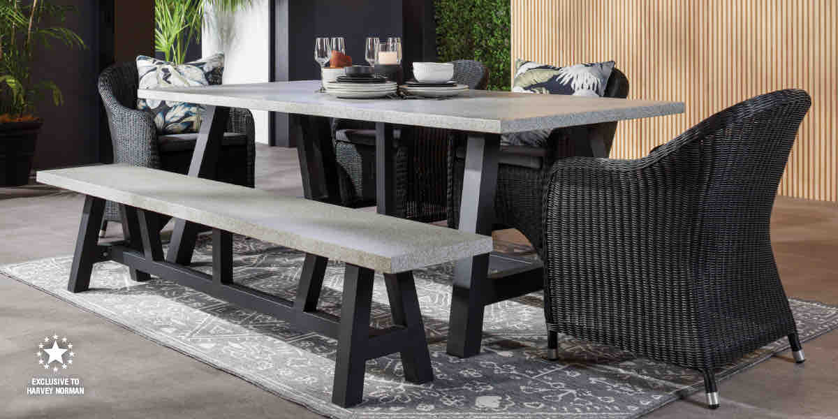  'Toulouse' 6-Piece Outdoor Dining Setting