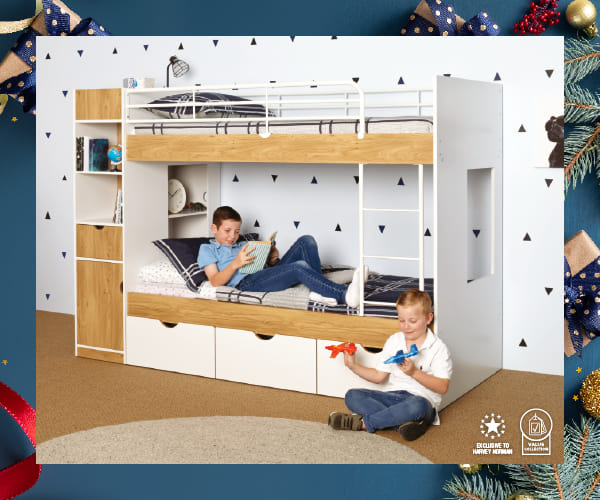 'Olympus' Single Bunk Bed Frame