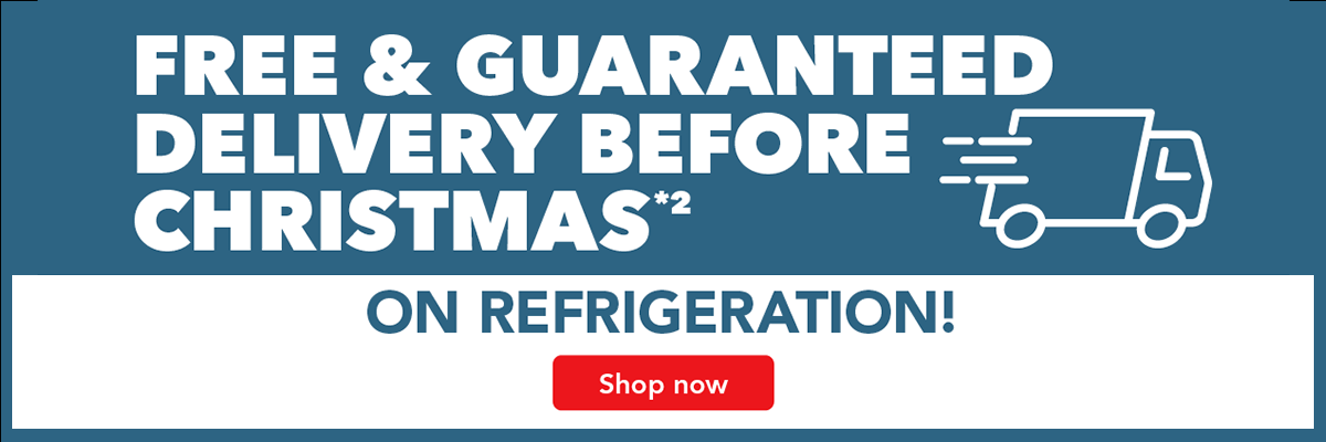 Free Delivery*2 on Refrigeration