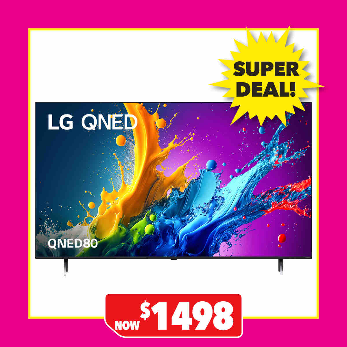 LG 65" Smart 4K QNED TV with webOS