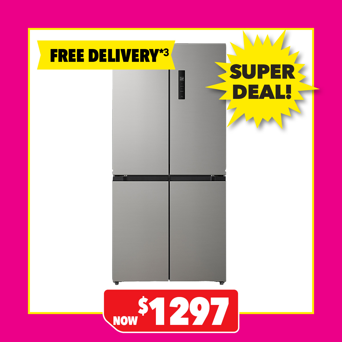 LG 474L Quad Door Fridge Freezer