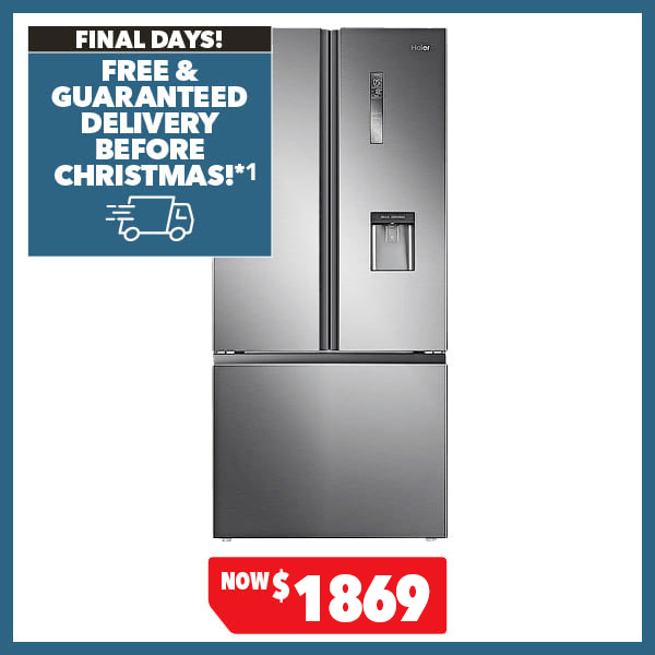 Haier 489L French Door Fridge Freezer with Water Dispenser