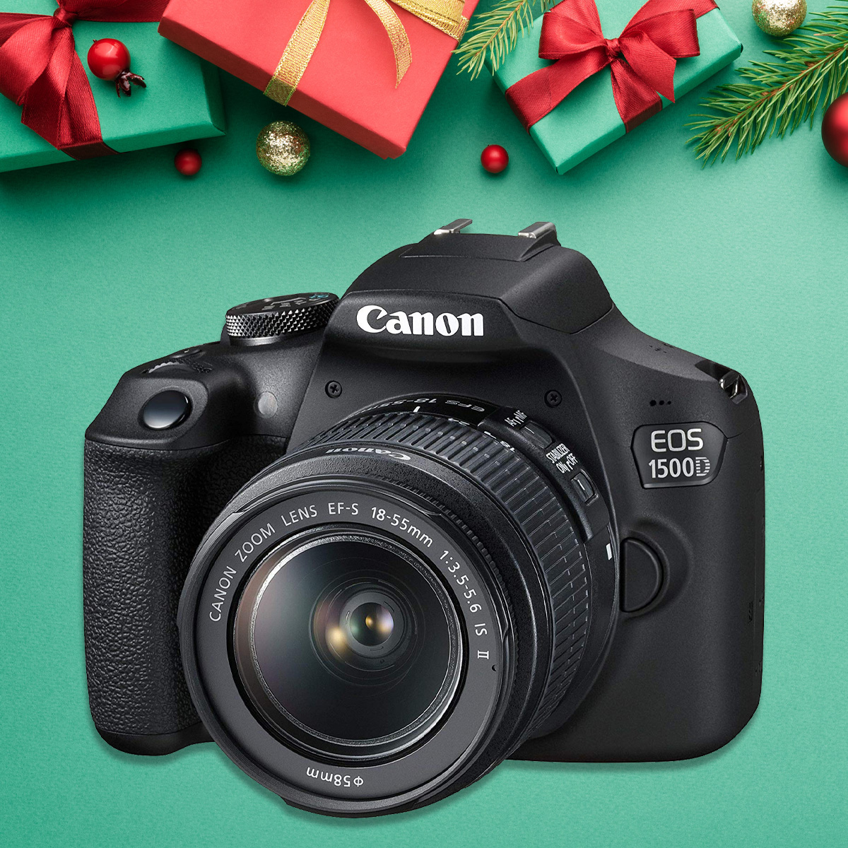 Canon EOS 1500D DSLR with EF-S 18-55mm f/3.5-5.6 III Lens