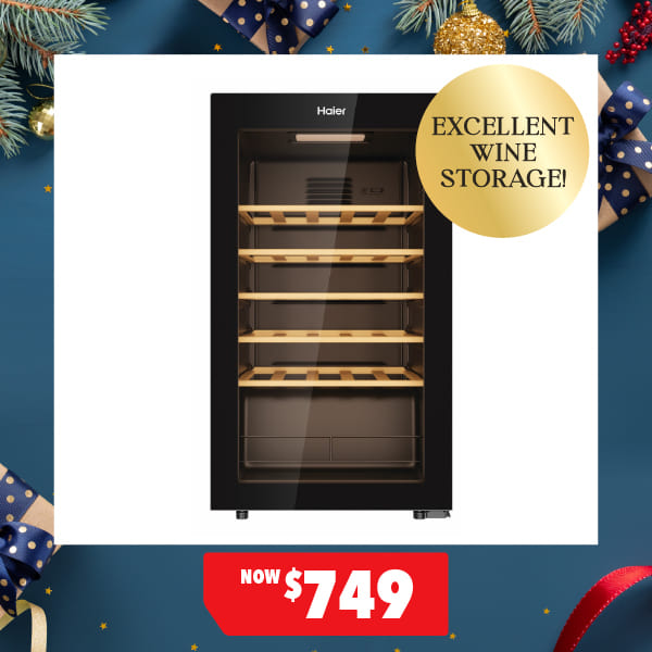 Haier Wine Fridge with 33 Bottle Capacity