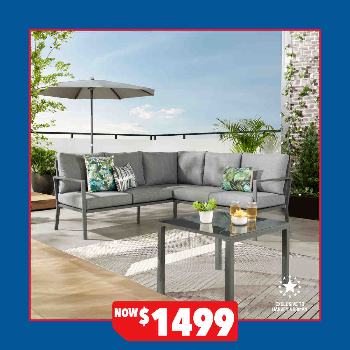 'Karter' Outdoor Corner Lounge Suite