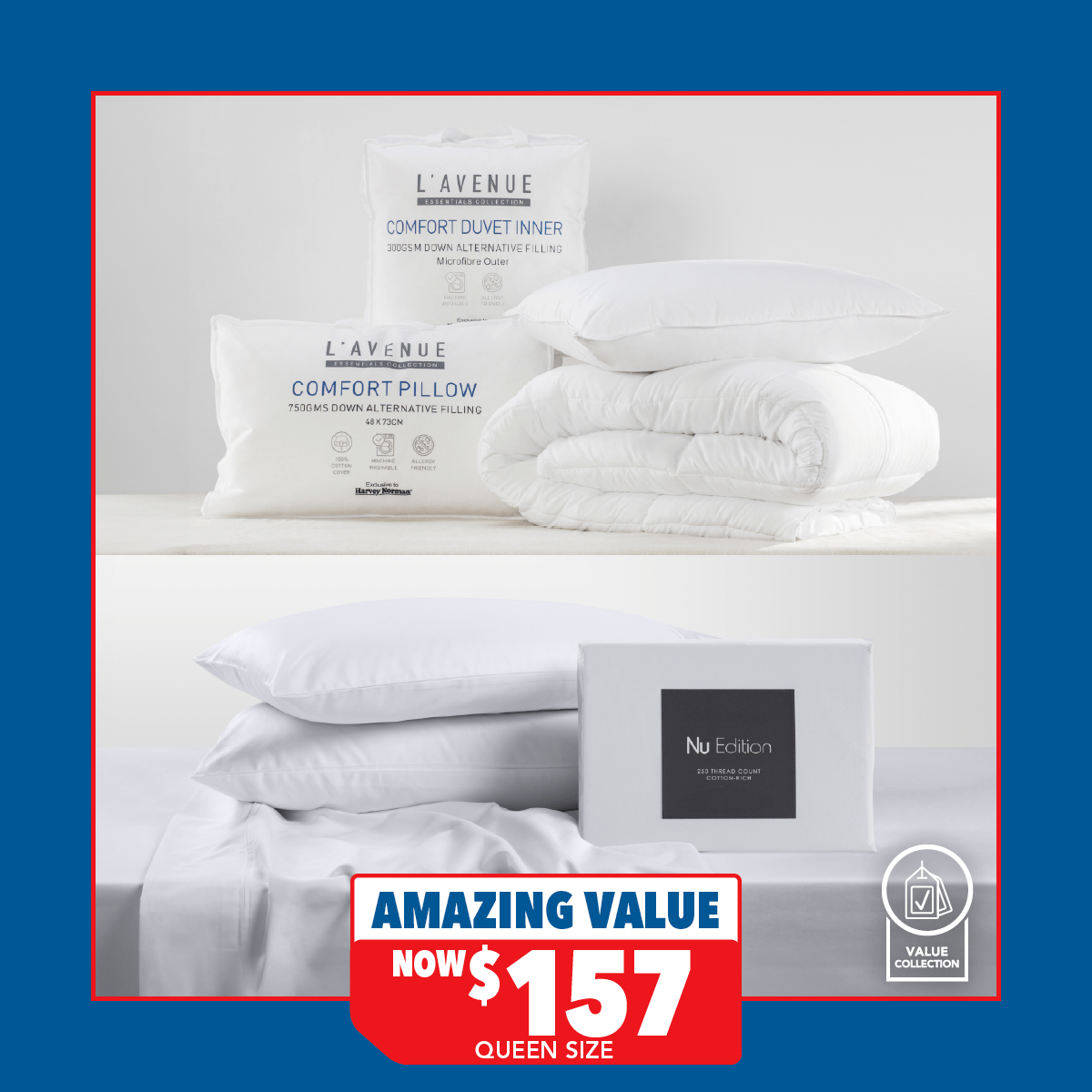 Great Value Bed Linen Package