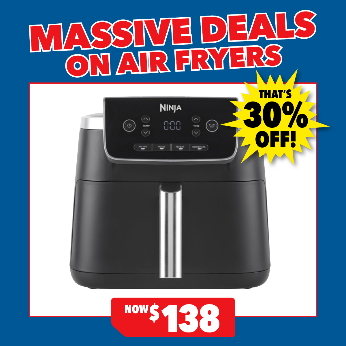 Ninja Pro 4-in-1 4.7L Air Fryer