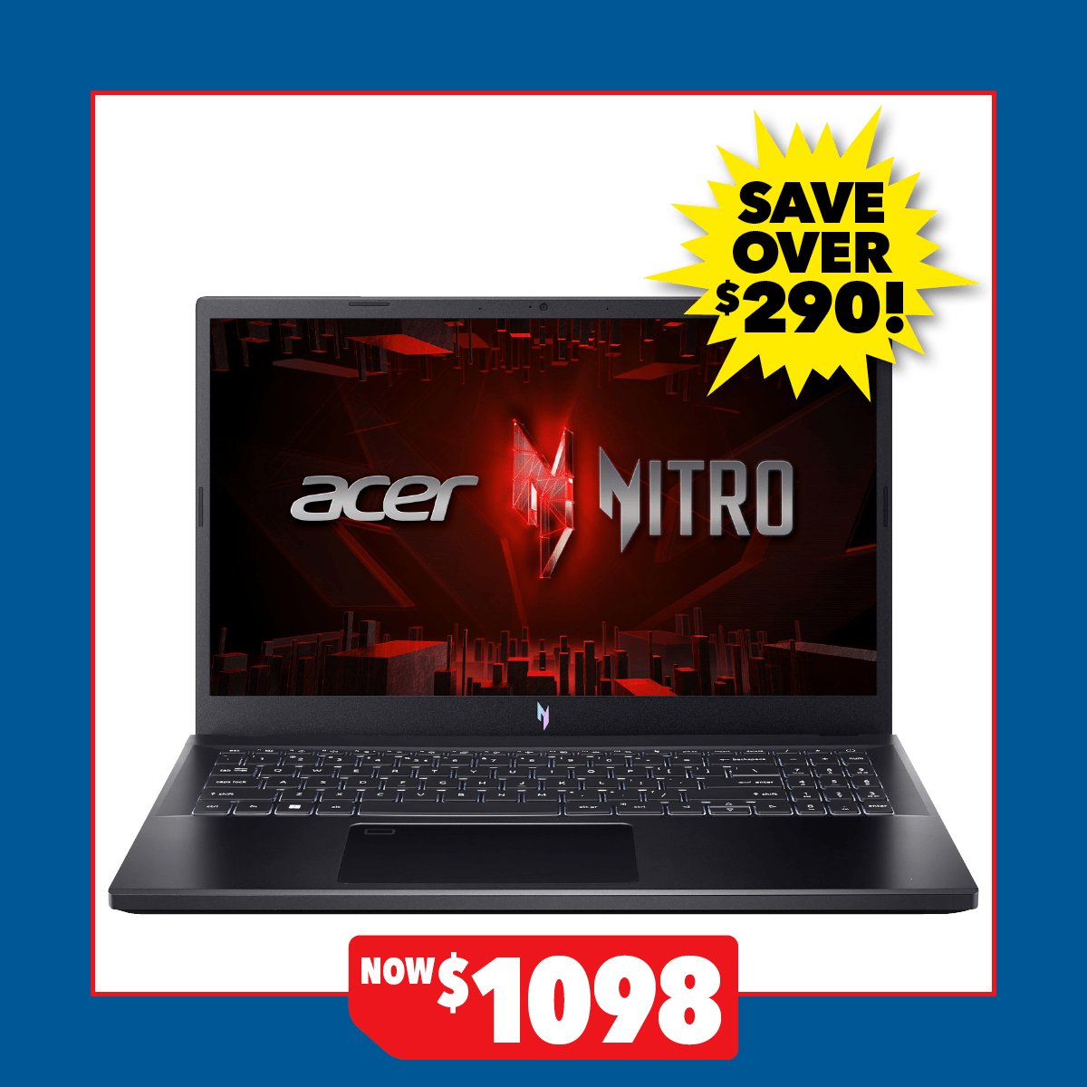 Acer Nitro V 15.6" Gaming Laptop - Intel Core i5